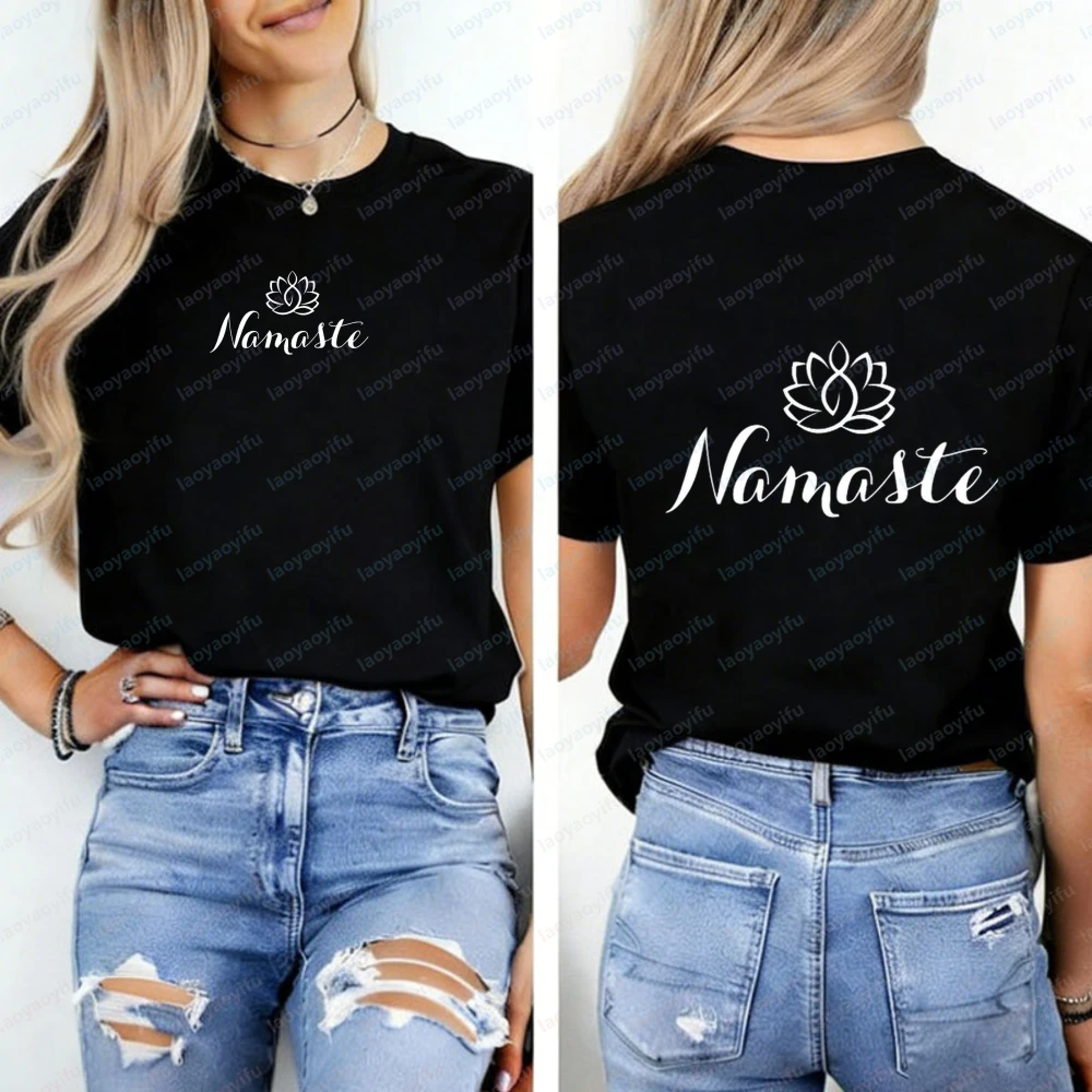 Namaste T Shirt Trending Yoga  - огляд і ціна Yoga Pilates Girl