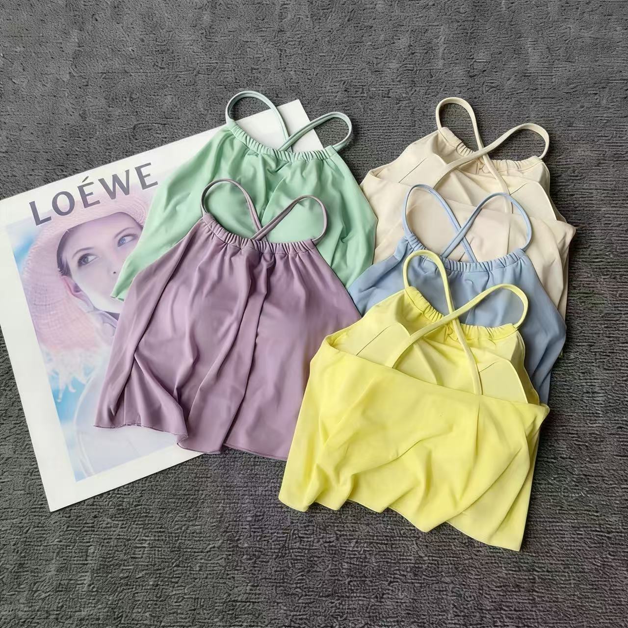 Mesh 2‑in‑1 Halter Sports Tank - огляд і ціна Pilates Yoga Top
